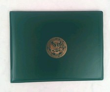 New US Army Green Diploma Presentation Award Certificate Holder Bifold