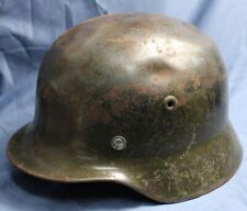Original German M40 WWII Type Steel Helmet- Finnish M40/55 Size 58 picture
