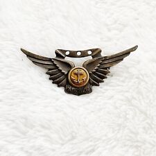 Vintage WWII Sterling Silver Navy Air Crew Wings Pin picture