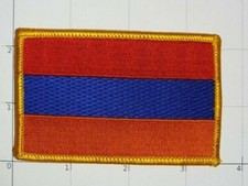 Armenia Flag Patch Tricolour Red Blue Orange First Republic Yeřagoyn