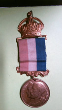 GENUINE MILITARY MEDAL UNSURE 1939 KING GEORGE CORONATION OF SOME KIND #1 FADED