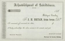 Unused Civil War Period Document - Michigan Cavalry picture
