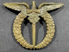 WW2 WWII Czechoslovakian Czech Army Military Air Force Pilot Badge Pin Wings