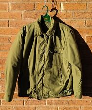 US Military Deck Jacket Cold Weather Green Size Large A-2 picture