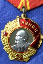Original Soviet Russian Gold & Platinum Orden ORDER of LENIN ,Number 251022