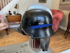 Ww2 German M34 Square Dip Double Decal Police Helmet picture