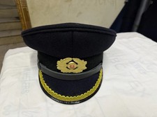 East German Navy Volksmarine Officers Visor Cap Hat FACTORY