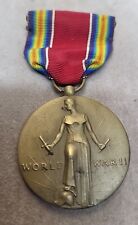 World War II 1941-1945 USA Campaign Victory Medal, Bronze, with Ribbon picture