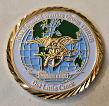 Naval Special Warfare Group Three Navy SEAL DET Little Creek Challenge Coin / 3