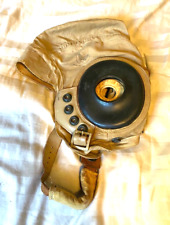 WWII US Army Air Forces Pilot AN-H-15 Summer Flying Flight Helmet - Size Large picture
