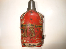 Rare Prussian Infantry Water Flask Canteen Service Bottle Original 1886 Army picture