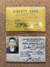 WW2 US Navy Submariner ID Cards USS Gato picture
