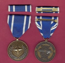 NATO Republic of Macedonia Service medal with ribbon bar