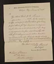 1863  Office Commissary General of Subsistence 5th PA Vols Beale Station VA picture