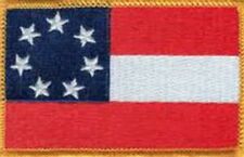 MILITARY EMBROIDERED PATCH - 1ST NATIONAL CONFEDERATE -- IRON-ON - NEW 3.5