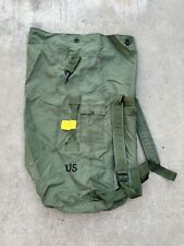 Vintage Old US Army War Backpack Soldier's Duffel Bag picture