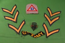 Lot of US Army Military Shoulder Patches & Pin, Used, J33 picture