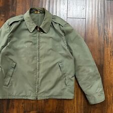 VTG 1960s AG-274 Military Green Water Repellent Jacket 42R Short Rockabilly WWII picture