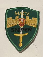 Vietnam War Semi-Subdued Patch US 5th Special Forces Group MACV SNIPER Team picture
