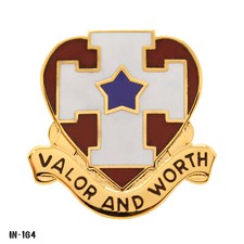 139th Medical Group ~ Valor And Worth ~ US Army DUI Crest Pin ~ NEW