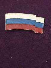 Russian Flag Enamel Lapel Hat Pin (NF) picture