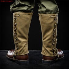 WWII US Army M1938 Canvas Leggings Leg Wrappings Puttee Outdoor Hunting Supplies
