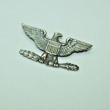 Vintage STERLING  Eagle Military US Air Force Badge Pin (Pin Back ) picture