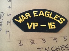 US Navy VP-16 War Eagles Hat Patch 5/20/25
