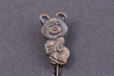 Soviet 1980 Moscow Summer Olympics Misha Bear Copper Bronze Sport badge pin USSR picture
