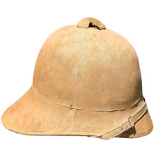 Antique Spanish American War Sun Pith Helmet Patent 1899 Vintage Philippine War picture