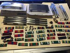 50+ Military Ribbon Mounting Bars & Service RIBBONS  picture
