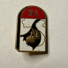 Indochina War French 51st Company Road Engineers Badge Extreme Orient Original