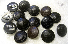Poland Polish Military Uniform Small Buttons lot of 15
