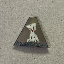 Peanuts Snoopy I Got My Orders Original Vietnamese Made Beercan DI Novelty Pin