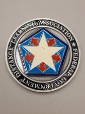 Federal Government Distance Learning Association Award Team Member 3" Coin