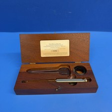 H.G. Long WWII Commemorative Sleeve Dagger 24K Gold Plated Low Serial #0006 Boxe