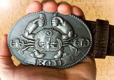 EOD Crab Belt Buckle Antique Silver picture