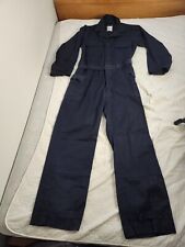 Tullahoma Industries Coveralls Flame Resistant Size Large Military Type I Blue picture