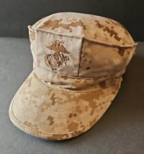 USMC Cover Garrison Marpat Digital Desert US Marine Corps Hat Cap Size Small B picture