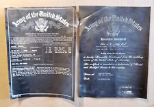 1942 Separtion Qualification Record And Honorable Discharge Papers 1942 - 46 picture