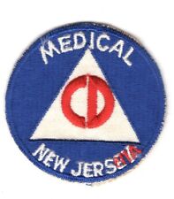 Civil Defense Patch:  New Jersey Medical - 3