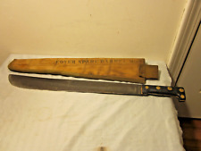Vintage MARTIN   Made in Belgium Machete with a Canvas Sheath  18