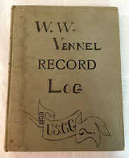 USN USCG RECORD FLIGHT LOG JOURNEL CAPTAIN WOODROW W. VENNEL 1939-1970 picture