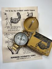 Vintage Lensatic Compass Superior Magneto Corp. picture