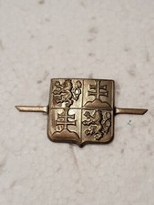 Original Czechoslovakian Army State Emblen Badge 605