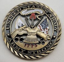 US Army Strong Challenge Coin, Gold Medallion, United States, Washington DC  picture