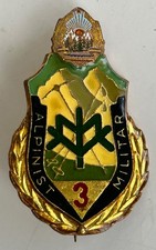 Romania Military Alpinist 3rd Class Mountaineering Qualification Badge