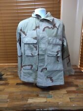 US Army Jacket Mens Medium Regular Desert Camouflage Button Down Military picture