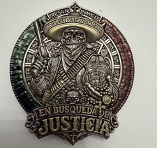 FBI SIERRA VISIT RESIDENT AGENCY  POLICE CHALLENGE COIN ARIZONA SKULL BANDITO