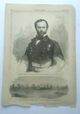 vintage print   General Sherman 1865  picture